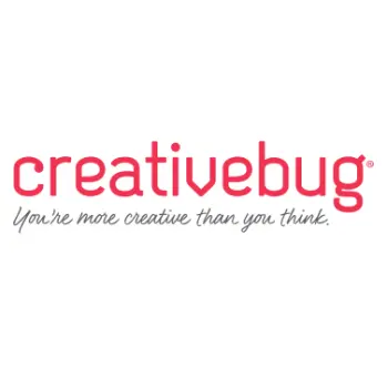 Creative Bug Logo. Stating "You're more creative than you think."